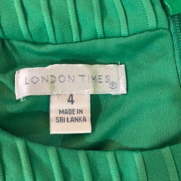 London Times Green Dress - Picture 4 of 6
